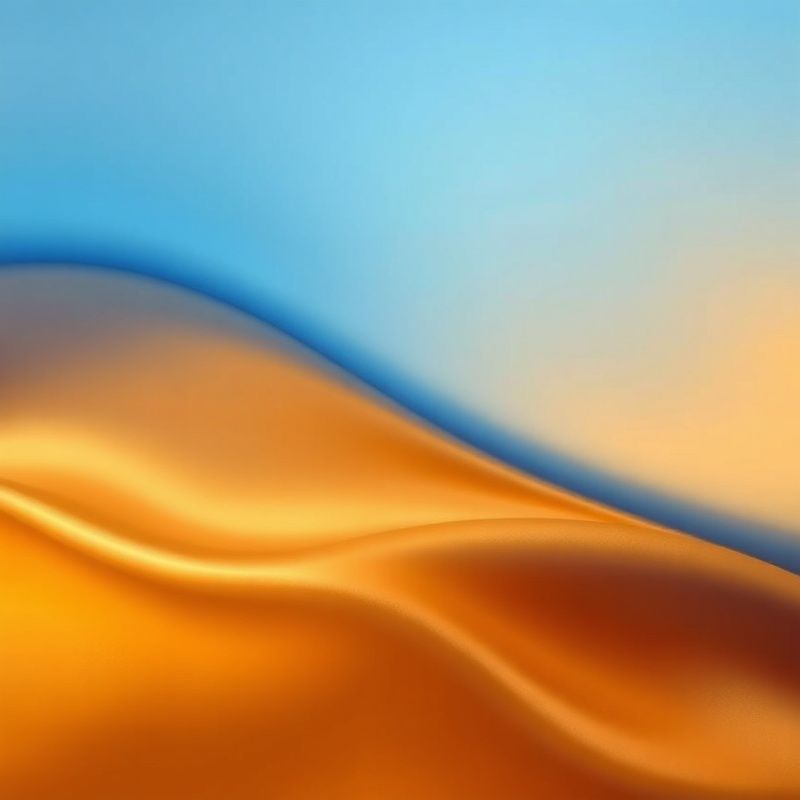 Plynulý gradient prechádzajúci z hlbokej azúrovej modrej do teplých zlatých tónov
